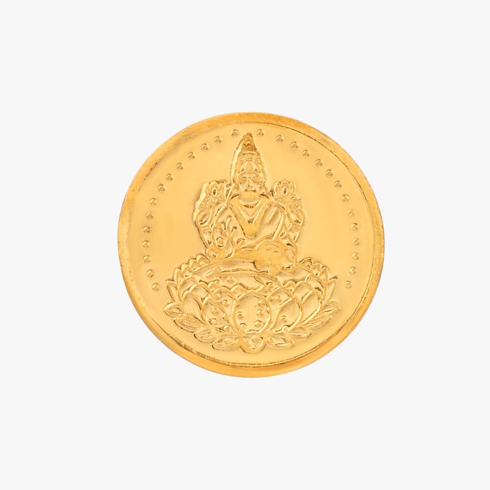 Lord Ganesha Gold Coin