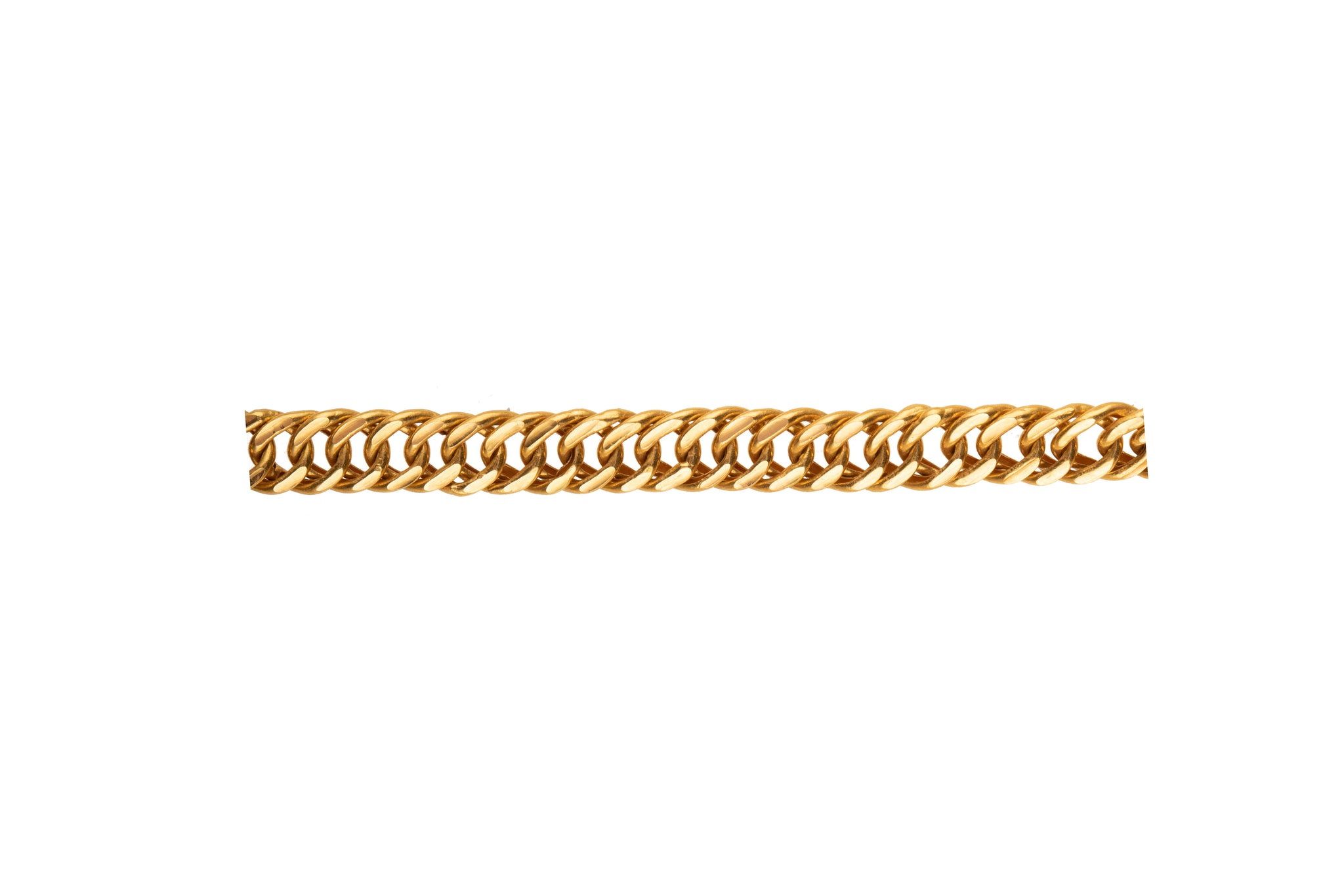 3/5/7/9mm Gold Plated Stainless Steel Figaro Link Chain Bracelet Men Women  7-10