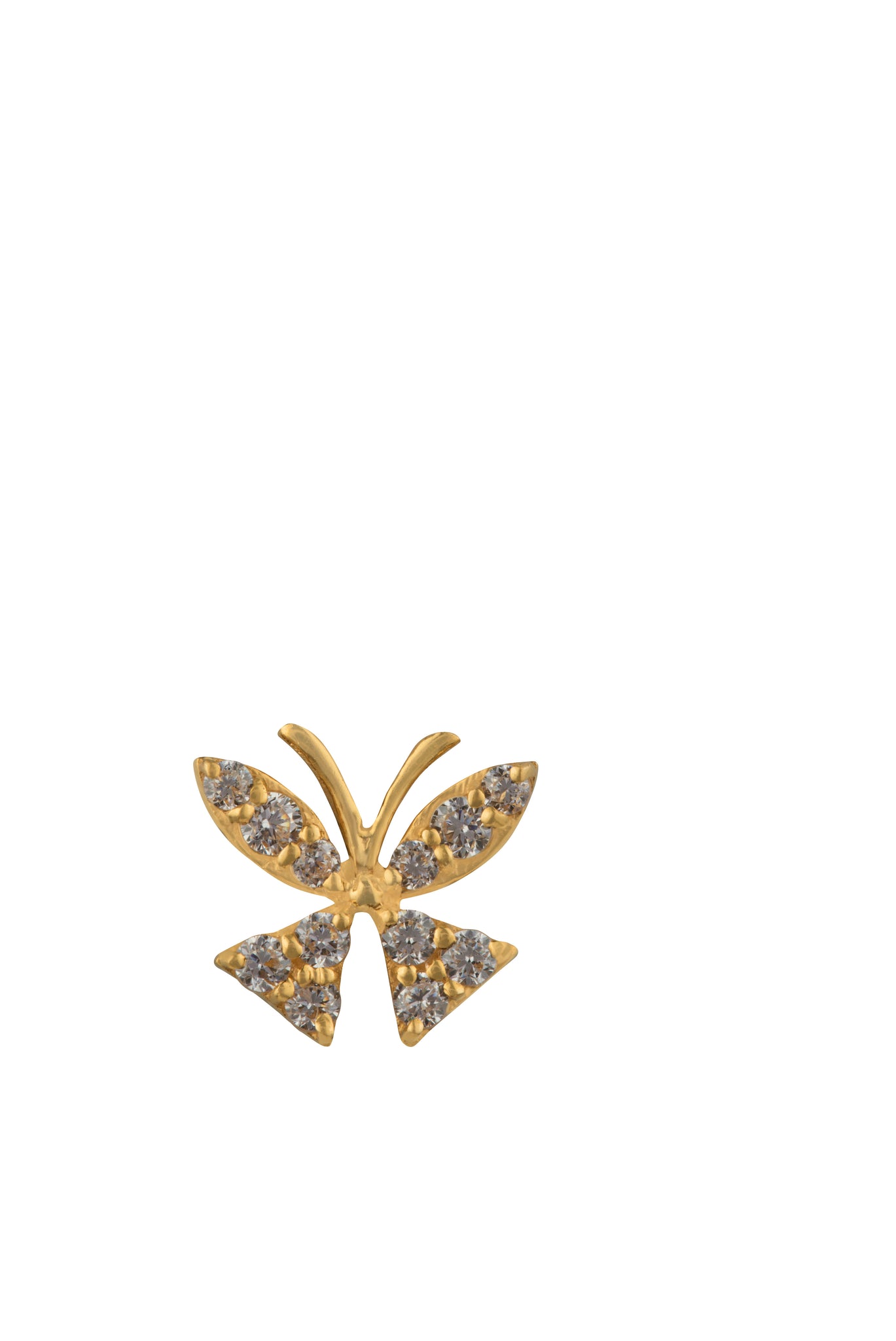 BUTTERFLY STUD