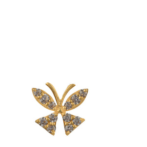 BUTTERFLY STUD